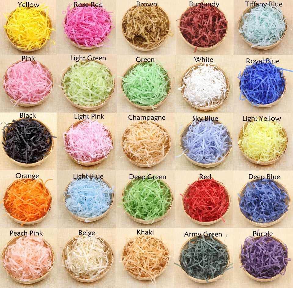 Colorful Shredded Paper Packaging Gift Filler