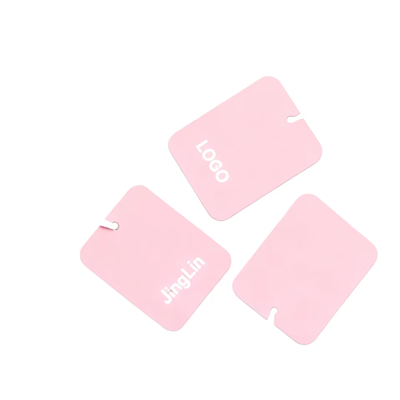 Custom Logo Eco-Friendly Swing Tags Sustainable Die-Cut Paper Garment Labels For Clothing Bags Shoes