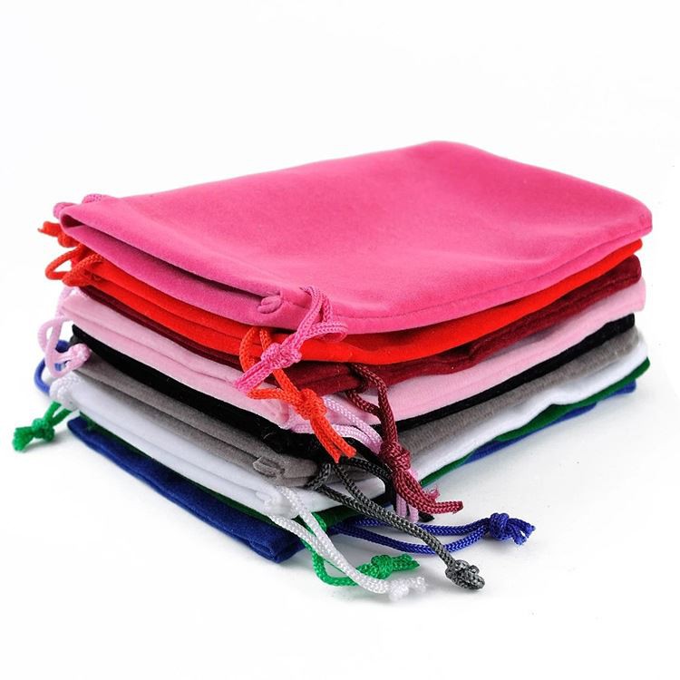 Velvet Perfume Packing Fabric Drawstring Bag