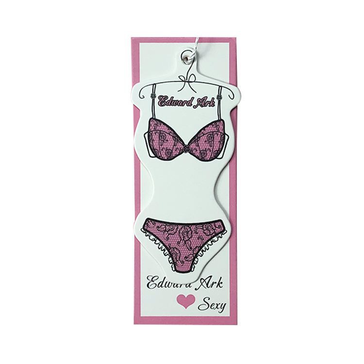 lingerie garment hang tags Eco-friendly