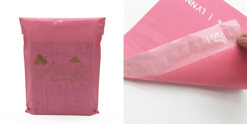 pink shipping bag