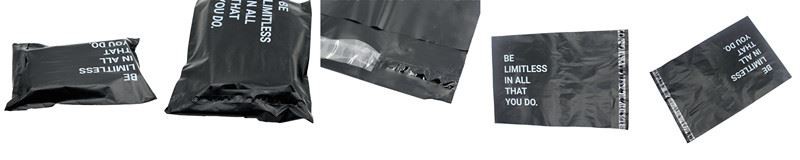 balck mailer bag