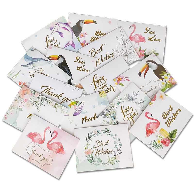 Colorful paper Thank You Cards