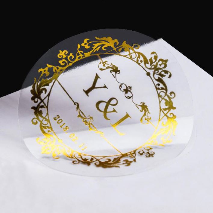 Clear Transparent Packaging Custom LOGO Labels Stickers