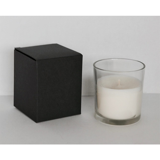 Custom Logo Printed Kraft Brown Paper Candle Box Jar Luxury Black Recycled Cardboard Sponge Liner Inserts for Soap Packaging
