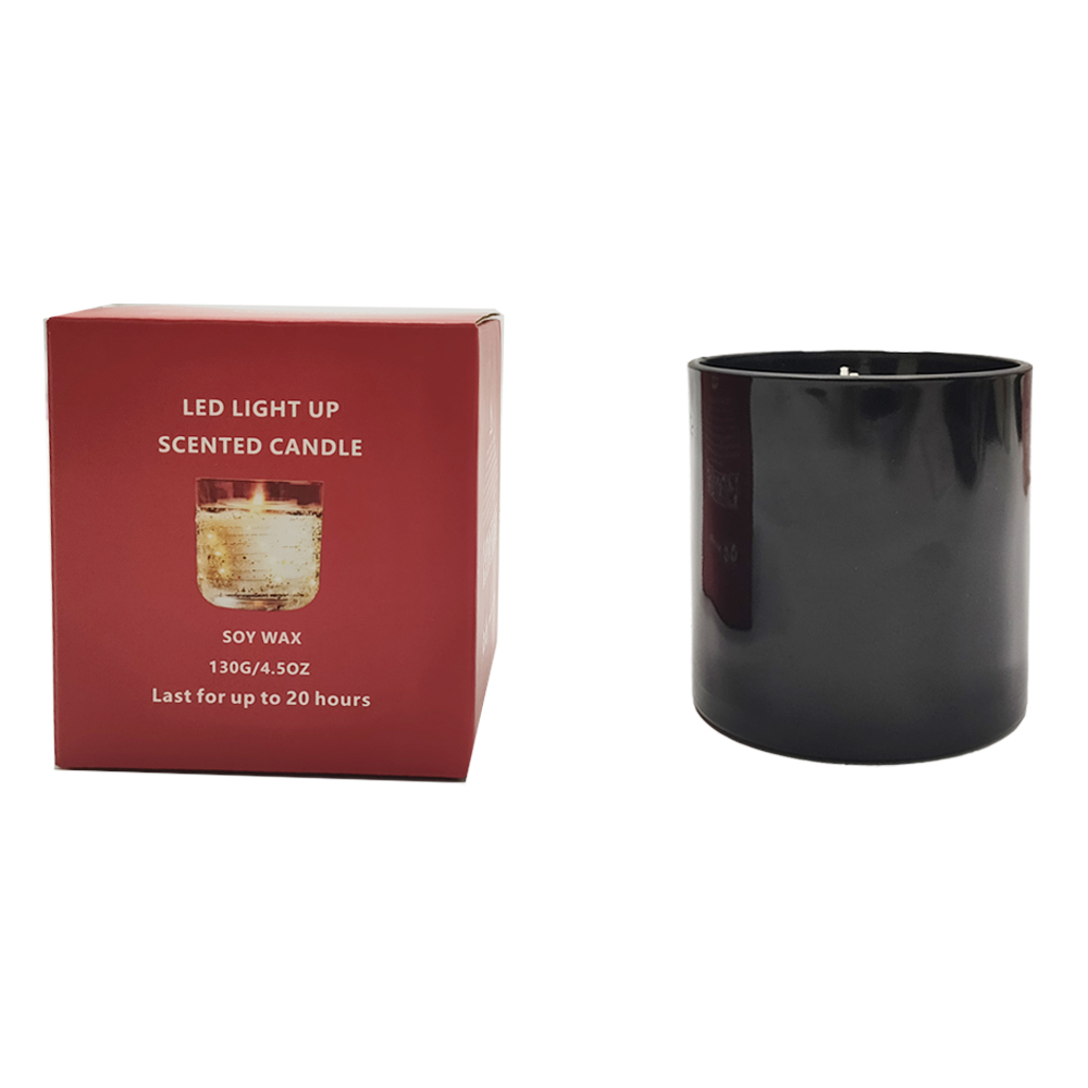 Custom Logo Printed Kraft Brown Paper Candle Box Jar Luxury Black Recycled Cardboard Sponge Liner Inserts for Soap Packaging