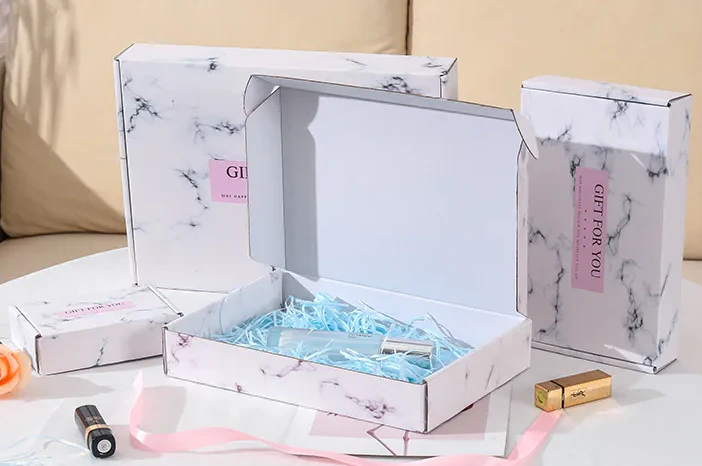 Manufacturer wholesale corrugated mailer box with pink flamingo print 13