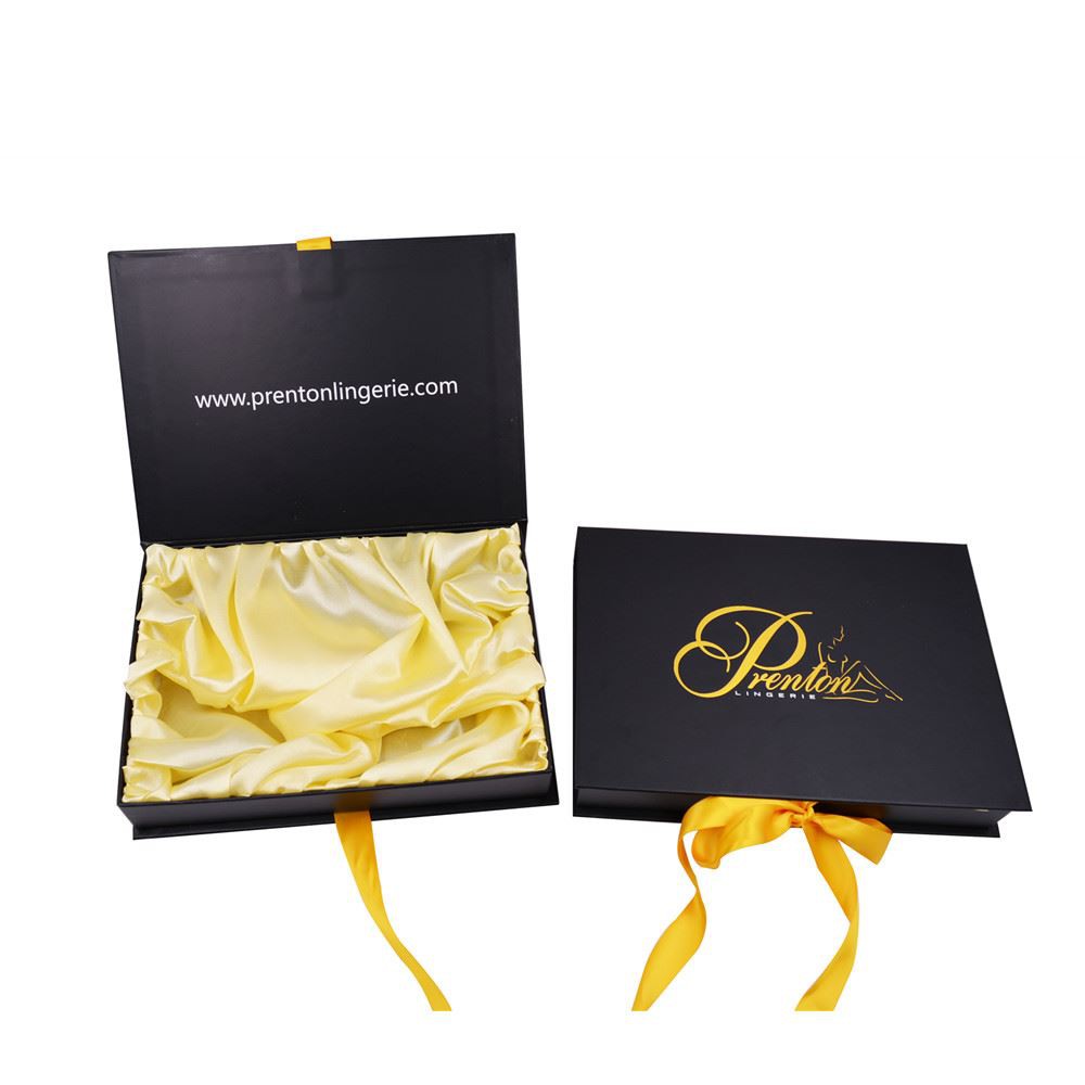 Gift box with satin insert