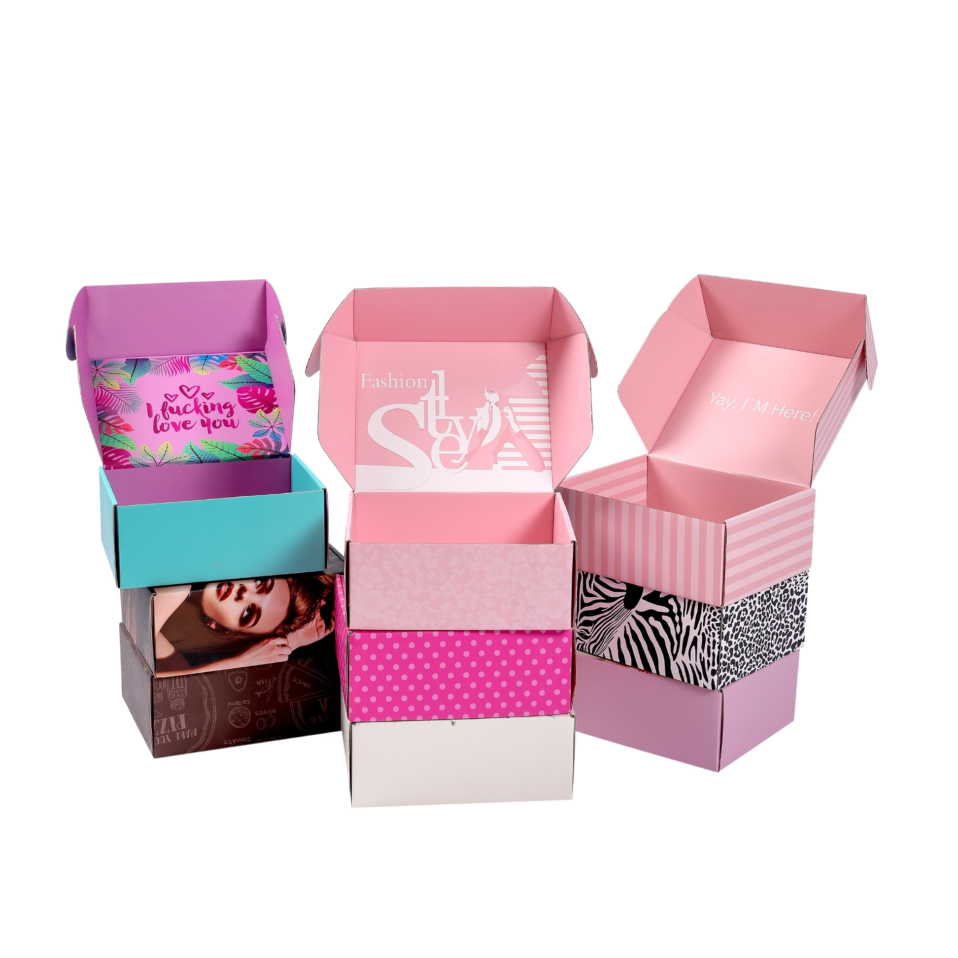 corrugated folding boxes