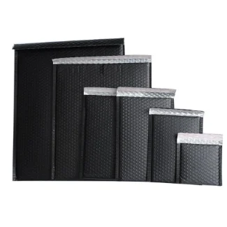 Bubble Bag Black Packaging