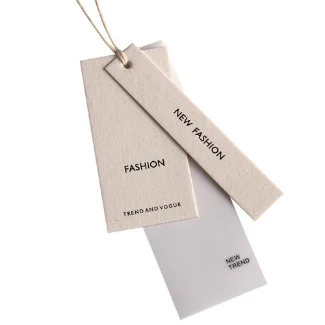 Custom Silver Foil Debossed Logo PVC Hang Tags Eco-Friendly Luxury Transparent Kraft Paper For Garment Shoes Bags Hair Care