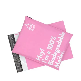 Eco Friendly Custom Logo Biodegradable Compostable Poly Mailing Mailer Bags Packaging Shipping Compostable Mailer