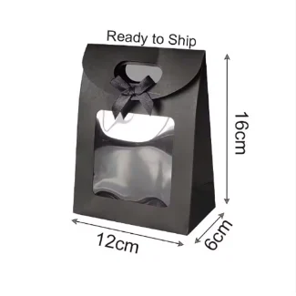 Paper Bag With Plastic Window