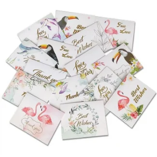 Recycled Greeting Christmas Postcards