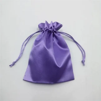 Satin Bag Jewelry With Ribbon
