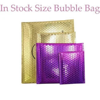 Wholesale Gold Bubble Mailers Custom Personalized Bubble Mailing Bag Waterproof Bubble Shipping Mailer Packaging Bags