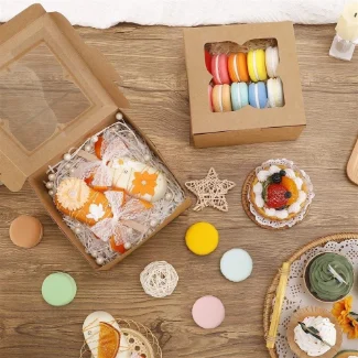 Eco-Friendly Kraft Pizza Box - Fully Customizable With Bento-Style Compartments