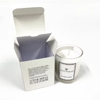 High Quality Personal Logo Custom Candle Paper Box Candle Packaging
