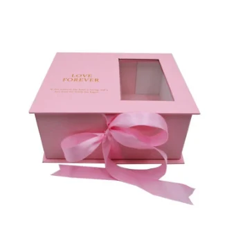 Magnetic gift box for souvenirs (with ribbon)