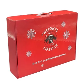 Merry Christmas Recycled Materials Corrugated Paper Custom Size Gift Packaging Custom Your Design Shipping Mailer Box Plastic