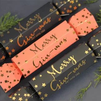 Party Popper Bon Bons Decorated Christmas Cracker Box